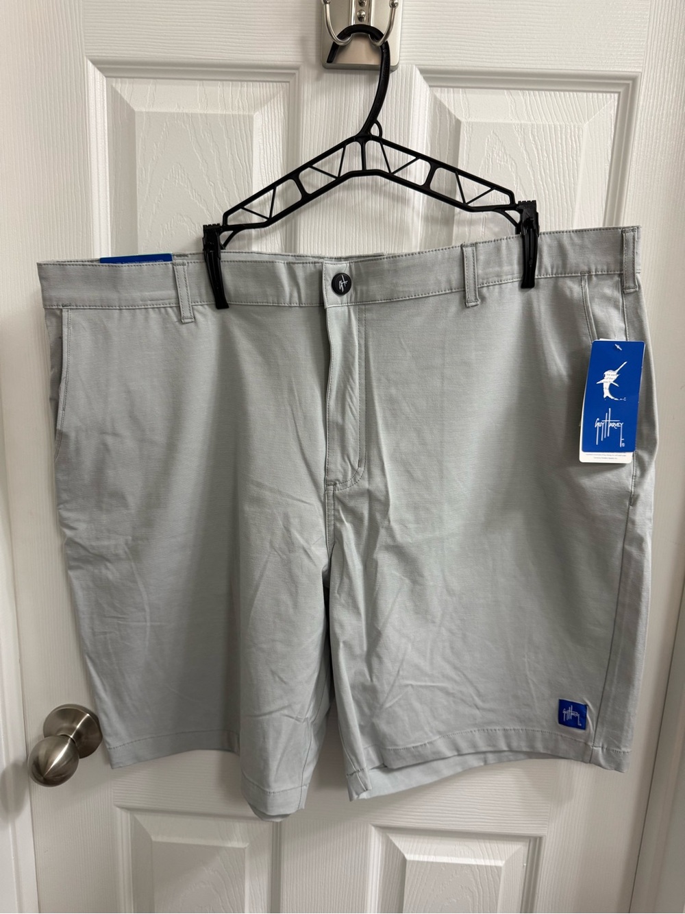 Guy Harvey Gray Men's Performance Shorts